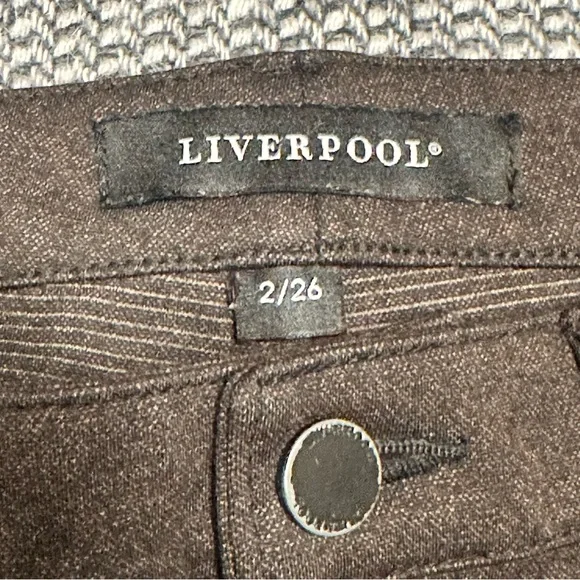 Liverpool Brown Women's Pants - Picture 3 of 5